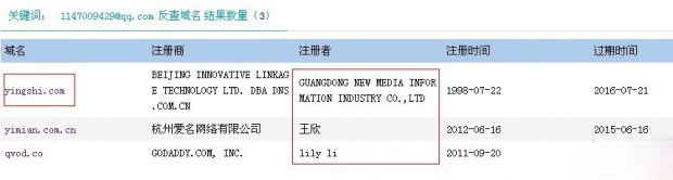 快播收購(gòu)新域名
